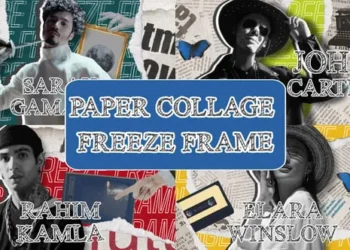 Videohive Paper Collage Freeze Frame 61188549