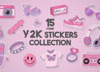 Videohive Y2K Stickers Collection 60964444