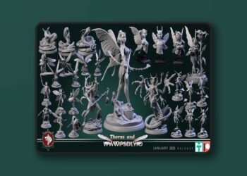 White Werewolf Tavern – January 2025 – Thorns and Whispers – 3D Print Model