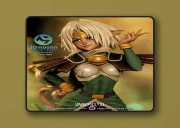 3Dmoonn – Outlaw Star – Aisha Clan Clan – 3D Print Model