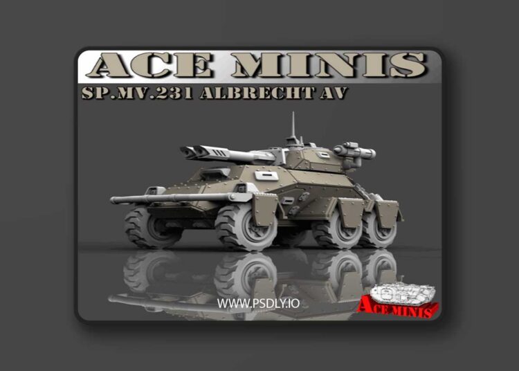 Ace Minis – SP.MV.231 Albrecht AV – 3D Print Model 1 Ace Minis – SP.MV .231 Albrecht AV – 3D Print Model