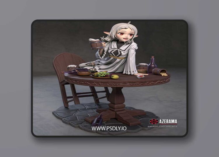 Azerana – Mushoku tensei – Sylphie – 3D Print Model STL 1 Azerana – Mushoku tensei – Sylphie – 3D Print Model STL