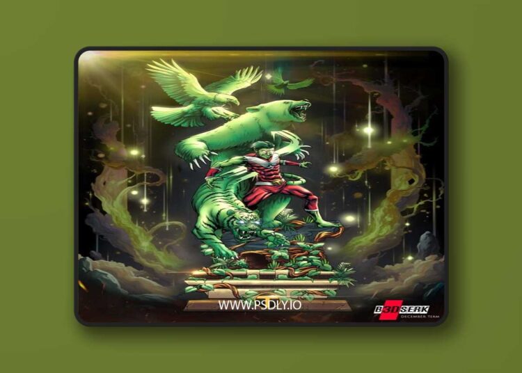 B3dserk – Beast Boy Sculpture – 3D Print Model STL 1 B3dserk – Beast Boy Sculpture – 3D Print Model STL