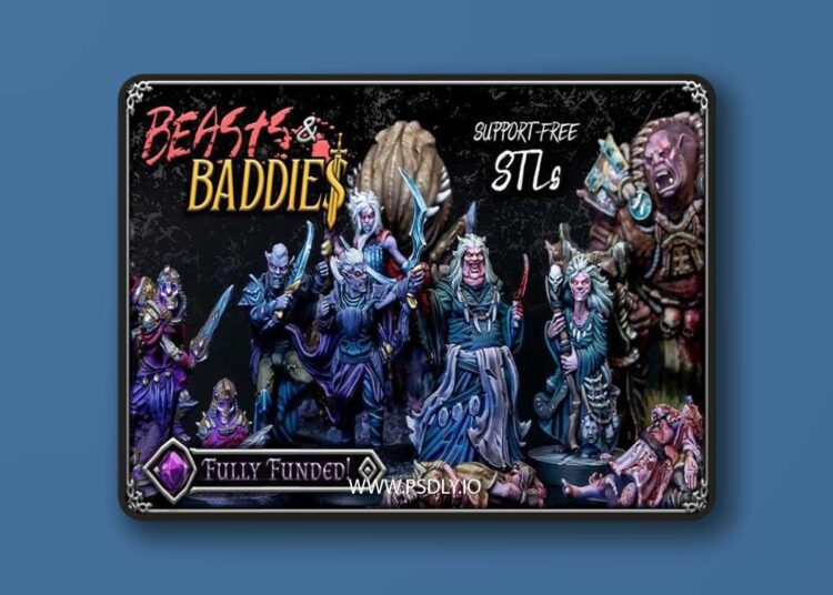 Beast and Baddies Vol 2 – 3D Print Model 1 Beast and Baddies Vol 2 – 3D Print Model