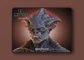 BlenderKit Monsters Pack 2 4 BlenderKit Monsters Pack 2