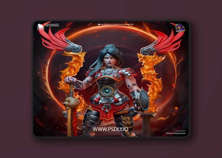 Bulkamancer Sculpts – Nemesis – Hades II – 3D Print Model STL 1 Bulkamancer Sculpts – Nemesis – Hades II – 3D Print Model STL