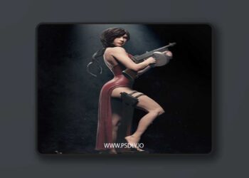 CA 3D Studios – Ada Wong – 3D Print Model STL