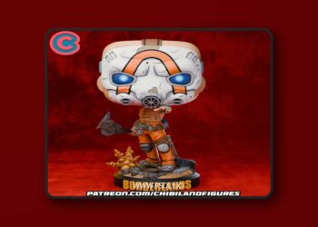 Chibi Land Figures – Psycho – 3D Print Model STL 7 Chibi Land Figures – Psycho – 3D Print Model STL