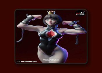 E.S Monster – Chompette Fitness Ver – 3D Print Model STL