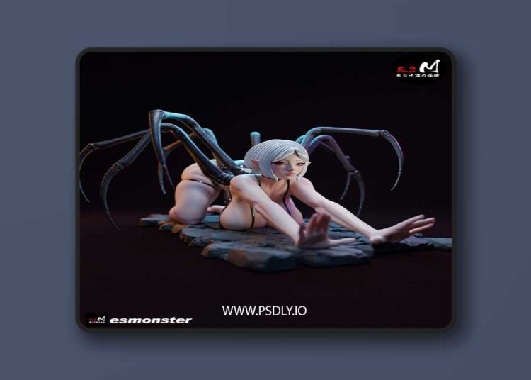 E.S Monster – Spider Demon – 3D Print Model 1 E.S Monster – Spider Demon – 3D Print Model