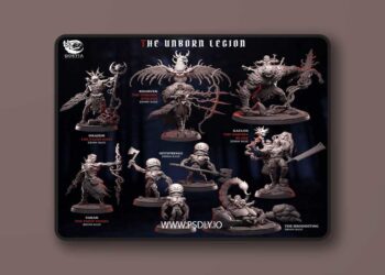 Goetia Miniatures – November 2025 – The Unborn Legion – 3D Print Model