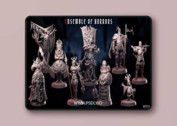 Goetia Miniatures – September 2025 – Assemble of Horrors – 3D Print Model