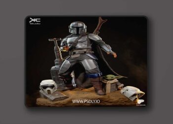 KcStudio – The Mandalorian – Star Wars Fanart – 3D Print Model STL