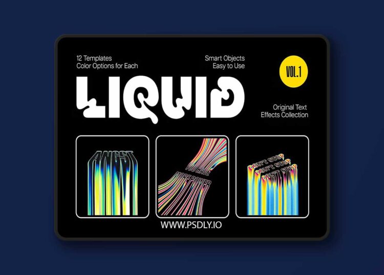 CreativeMarket - Liquid Text Effects Vol.1 16088964 1 Liquid Text Effects Vol.1