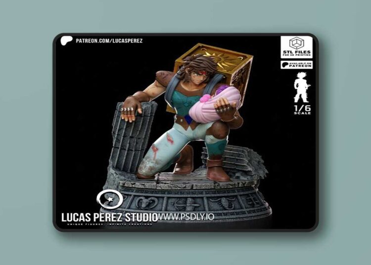 Lucas Perez – Aioros of Sagittarius – 3D Print Model STL 1 Lucas Perez – Aioros of Sagittarius – 3D Print Model STL
