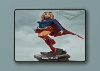 MCM3D – Super Alcok Girl – 3D Print Model STL