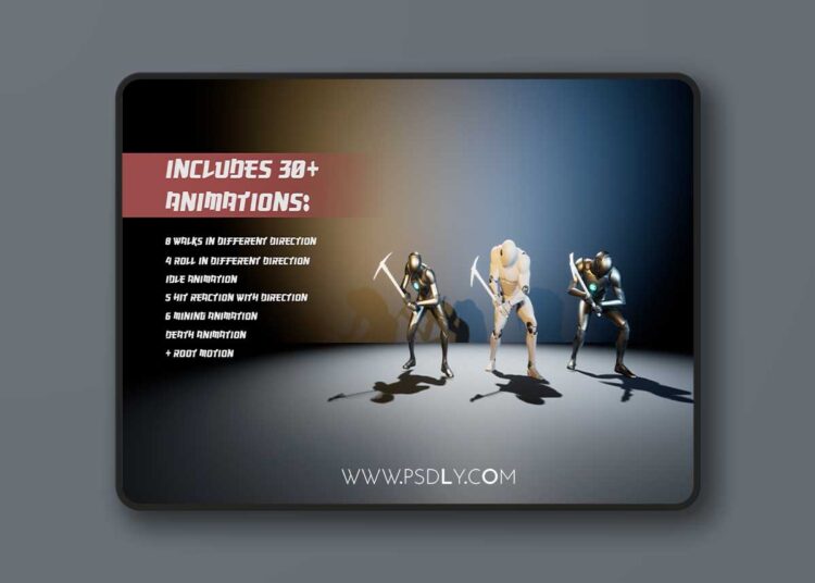 Mining Animation (4.26 – 4.27 and 5.0 – 5.7) for Unreal Engine 1 Mining Animation (4.26 – 4.27 and 5.0 – 5.7)