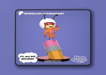 Naty Ramos – La Hormiga Atomica – 3D Print Model STL