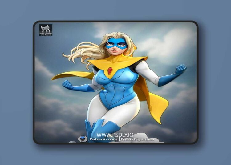 Neko Figurines – Blonde Blazer – 3D Print Model STL 1 Neko Figurines – Blonde Blazer – 3D Print Model STL