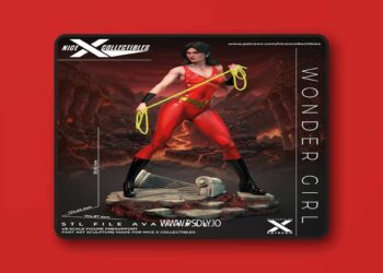 Nice X Collectibles – Wonder Girl – 3D Print Model STL