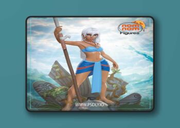 Nomnom Figures – Kida – Atlantis – 3D Print Model STL