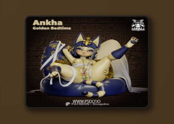 Onagaba – Ankha Golden Bedtime – 3D Print Model 7 Onagaba – Ankha Golden Bedtime – 3D Print Model