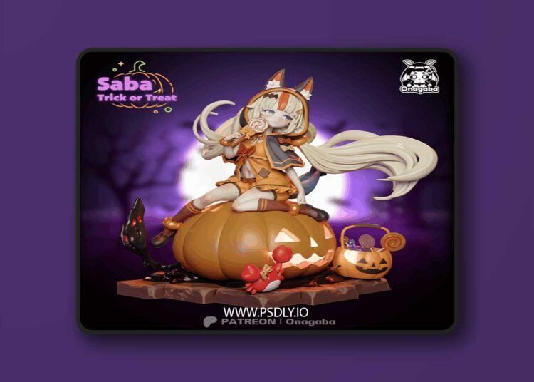 Onagaba – Halloween Saba – 3D Print Model 1 Onagaba – Halloween Saba – 3D Print Model