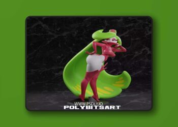 PolyBitsArt – Tsareena – 3D Print Model