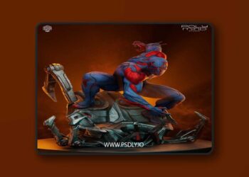 PolyMind Studio – Spider Man 2099 – 3D Print Model STL
