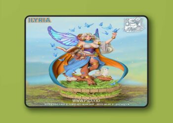 RAW – Ilyria – PinUp – 3D Print Model STL