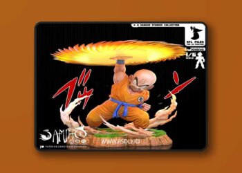 Samiho Studios – Krillin Kienzan – 3D Print Model STL