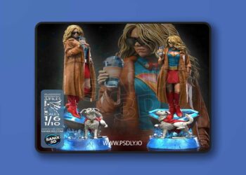 Sanix – SuperGirl – 3D Print Model STL