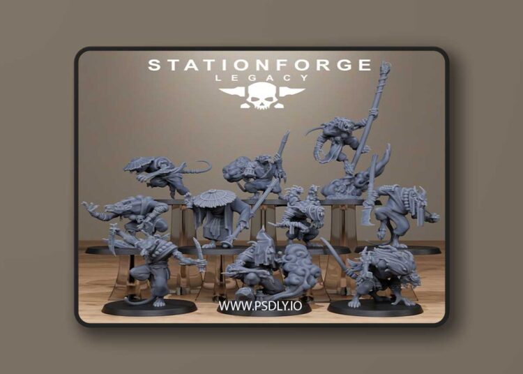 Station Forge Legacy – Rotfang Monks – 3D Print Model 1 Station Forge Legacy – Rotfang Monks – 3D Print Model