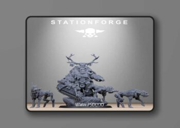 Station Forge – Techno Savage Druid – 3D Print Model