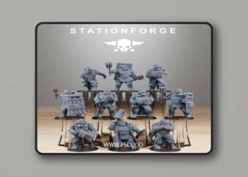 Stationforge – GrimGuard Mutants – 3D Print Model 7 Stationforge – GrimGuard Mutants – 3D Print Model