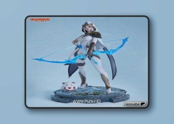 Tanuki Figures – Ashe – League of Legends – 3D Print Model STL