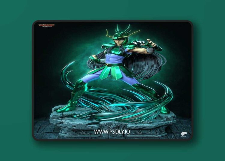 Tanuki Figures – Shiryu – Saint Seiya – 3D Print Model STL 1 Tanuki Figures – Shiryu – Saint Seiya – 3D Print Model STL