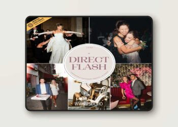 The Luxe Lens Luxe Direct Flash Lightroom Presets AI Tools – Desktop Mobile