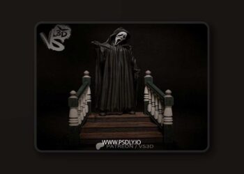 VS3D – Ghostface – 3D Print Model STL