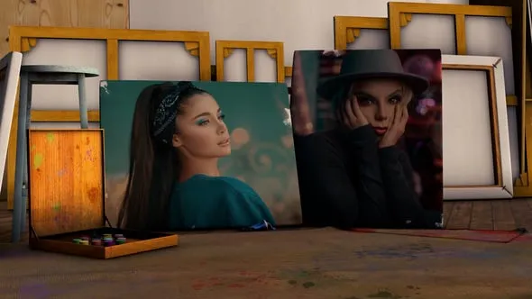 Videohive - Paintings on canvas Mockup Pack - 61398386 1 Videohive Paintings on canvas Mockup Pack 61398386