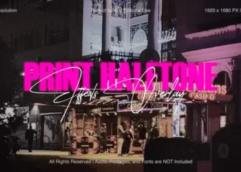 Videohive - Print Halftone Effect for After Effects - 61598553 5 Videohive Print Halftone Effect for After Effects 61598553