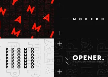 Videohive Rhythmic Typo Intro 61426751