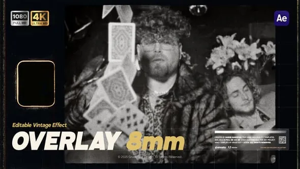 Videohive - Vintage 8mm Overlay Effect - 61399358 1 Videohive Vintage 8mm Overlay Effect 61399358