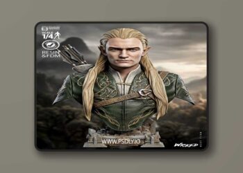 WICKED – Legolas Portrait Bust – 3D Print Model STL