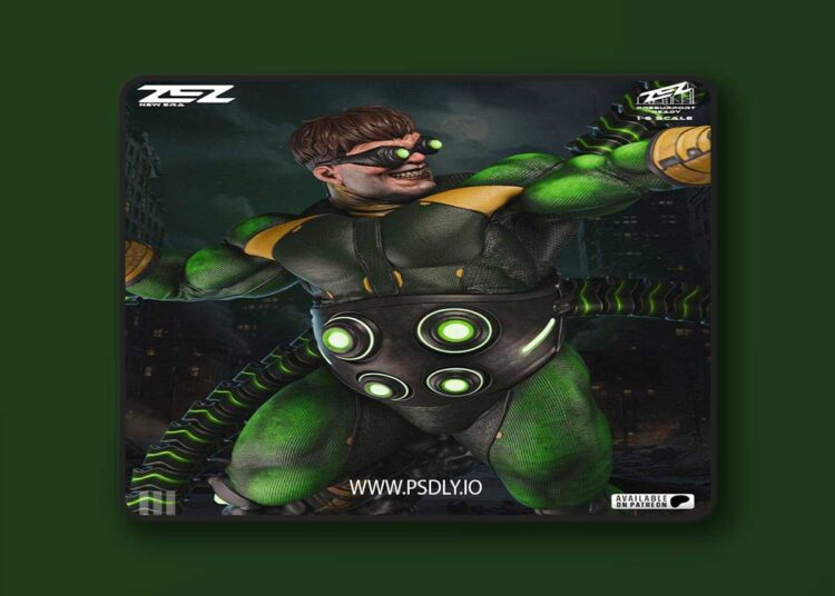 ZEZ Studio – Doctor Octopus – 3D Print Model STL 1 ZEZ Studio – Doctor Octopus – 3D Print Model STL