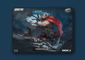 ZEZ Studio – Thor – God of Thunder – 3D Print Model STL 3 ZEZ Studio – Thor – God of Thunder – 3D Print Model STL