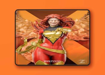 Zenith Studios – Jean Grey Phoenix – 3D Print Model STL