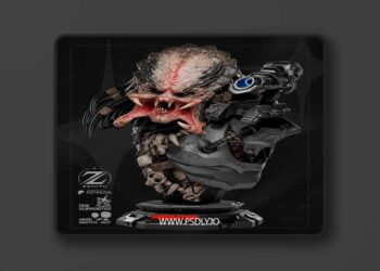 Zenith Studios – Predator Bust – 3D Print Model STL 7 Zenith Studios – Predator Bust – 3D Print Model STL