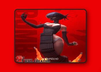 h3LL creator – Reze – Chainsaw Man – 3D Print Model STL