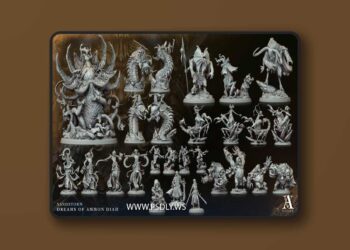 Archvillain Games – Sandstorm Dreams of Ammon Diah – 3D Print Model